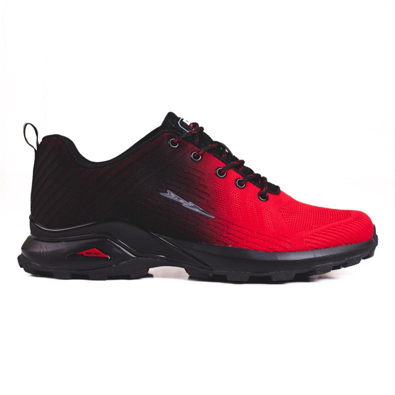 Chaussures de sport DK noires et rouges pour homme le noir