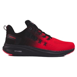 Chaussures de sport homme DK noir et rouge