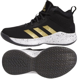 Chaussures de basket Adidas Cross Em Up 5 K Wide GX4790 noir noir