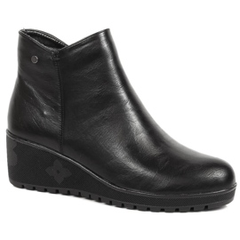 Bottes compensées isolées pour femme Noir Jezzi le noir