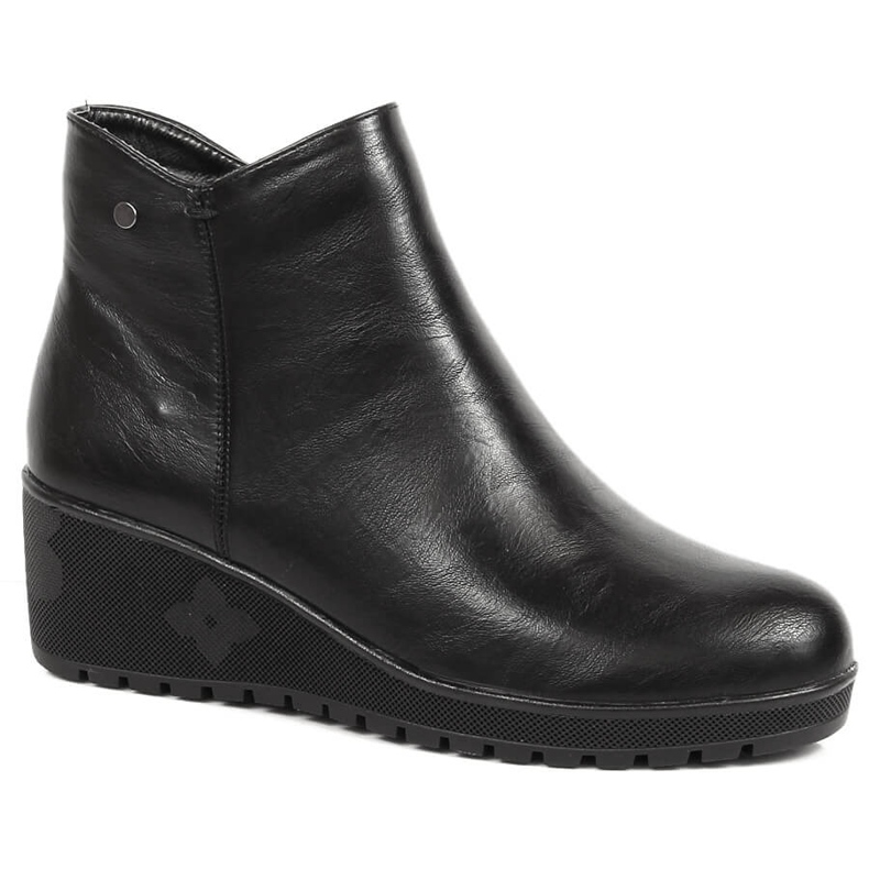 Bottes compensées isolées pour femme Noir Jezzi le noir
