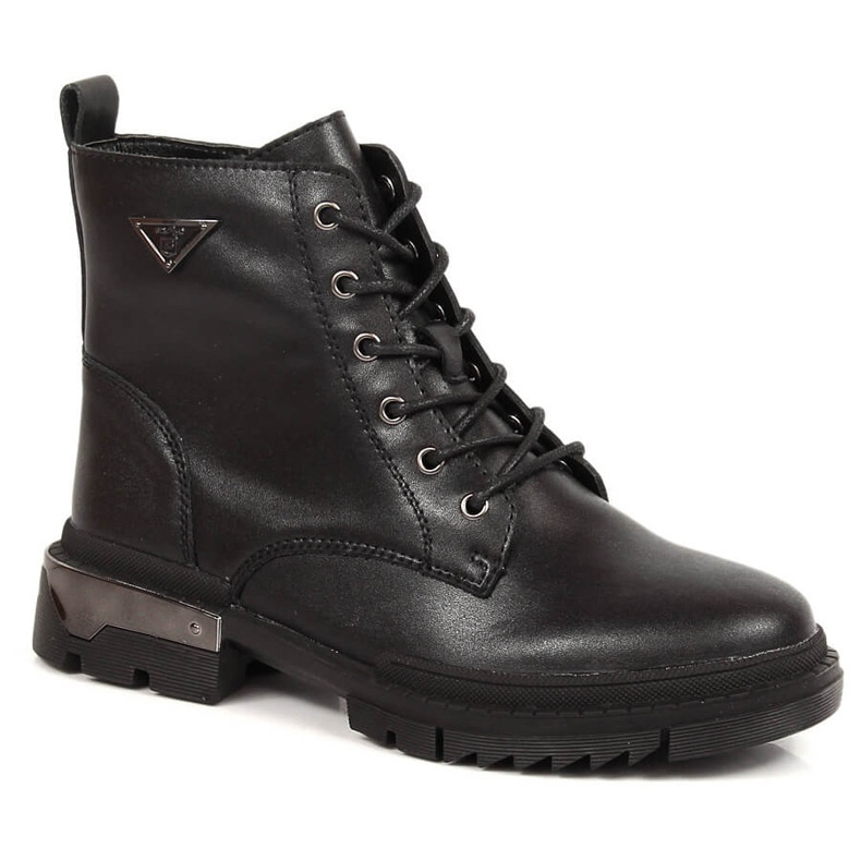 Bottes en cuir isolées noires pour femmes Filippo PAW377B le noir