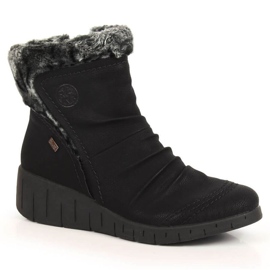Rieker W RKR546 bottes d'hiver imperméables noir le noir