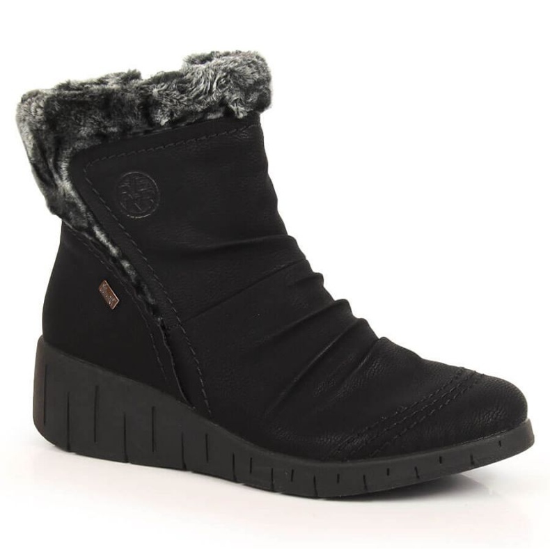 Rieker W RKR546 bottes d'hiver imperméables noir le noir
