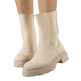 BM Boots Antede beige mat
