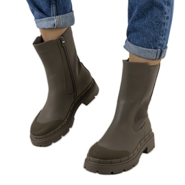 Boots Antede vert foncé mat