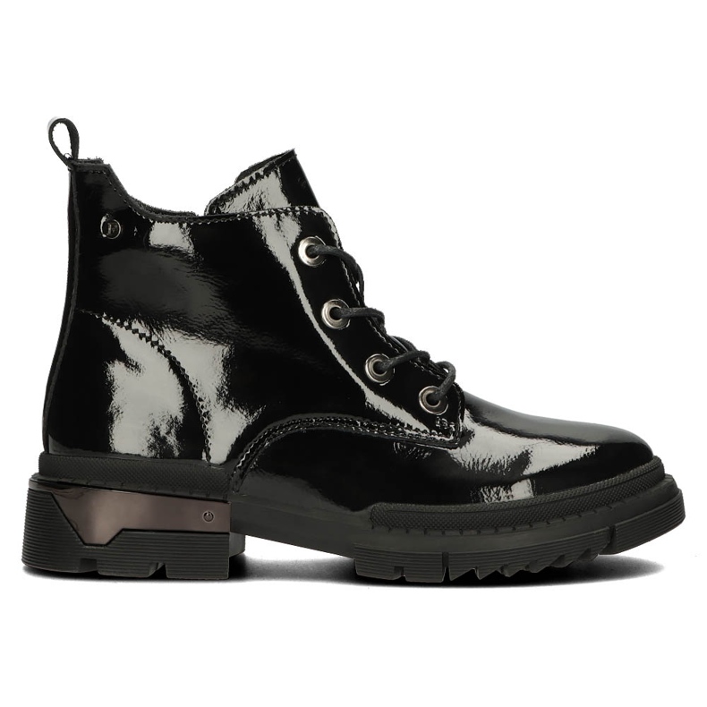 Bottes Laquées Chaudes Filippo DBT4173 BK le noir