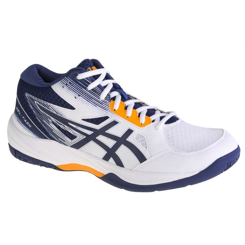 Asics Gel-Task Mt 3 M 1071A078-100 chaussures de volley-ball multicolore blanche