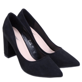 PA1 Escarpins sur le post Ivonne Black noir