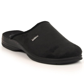 Chaussons confortables Inblu noirs pour hommes le noir