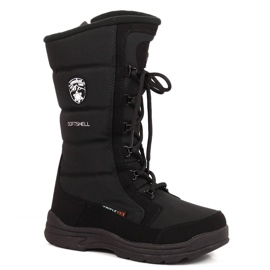 Bottes de neige hautes imperméables pour enfants American Club noires