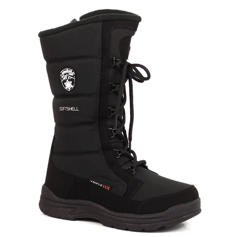 Bottes de neige hautes imperméables pour enfants American Club noires le noir Bottes de neige hautes imperméables pour enfants American Club noires le noir