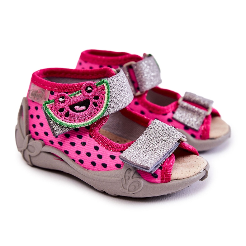 BEFADO S.A. Sandales Sur Velcro Pastèque Befado 342P045 Rose