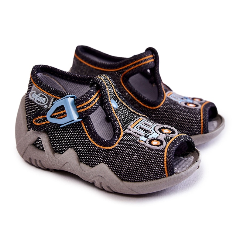 BEFADO S.A. Sandales Enfant Papcie Befado Tracteur 217P111 Gris Foncé BEFADO S.A. Sandales Enfant Papcie Befado Tracteur 217P111 Gris Foncé