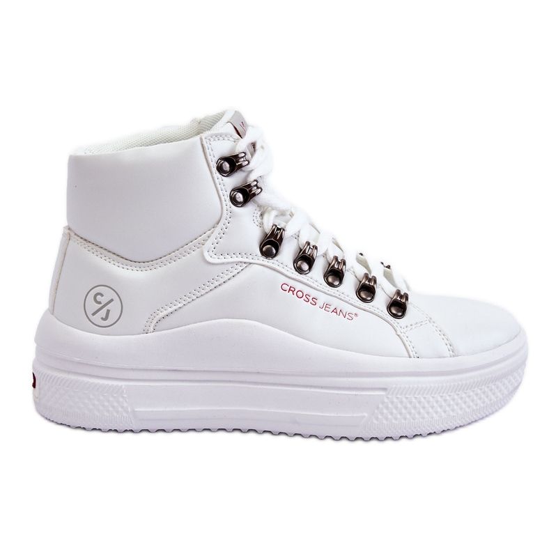 Baskets Hautes Femme Cross Jeans KK2R4028C Blanc blanche Baskets Hautes Femme Cross Jeans KK2R4028C Blanc blanche