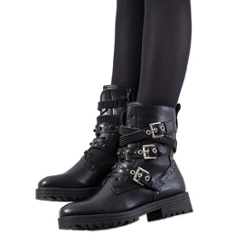 Bottes noires de Veritas le noir