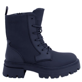 BM Bottines à lacets Tamar Noir le noir