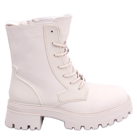 BM Bottines à lacets Tamar Beige BM Bottines à lacets Tamar Beige