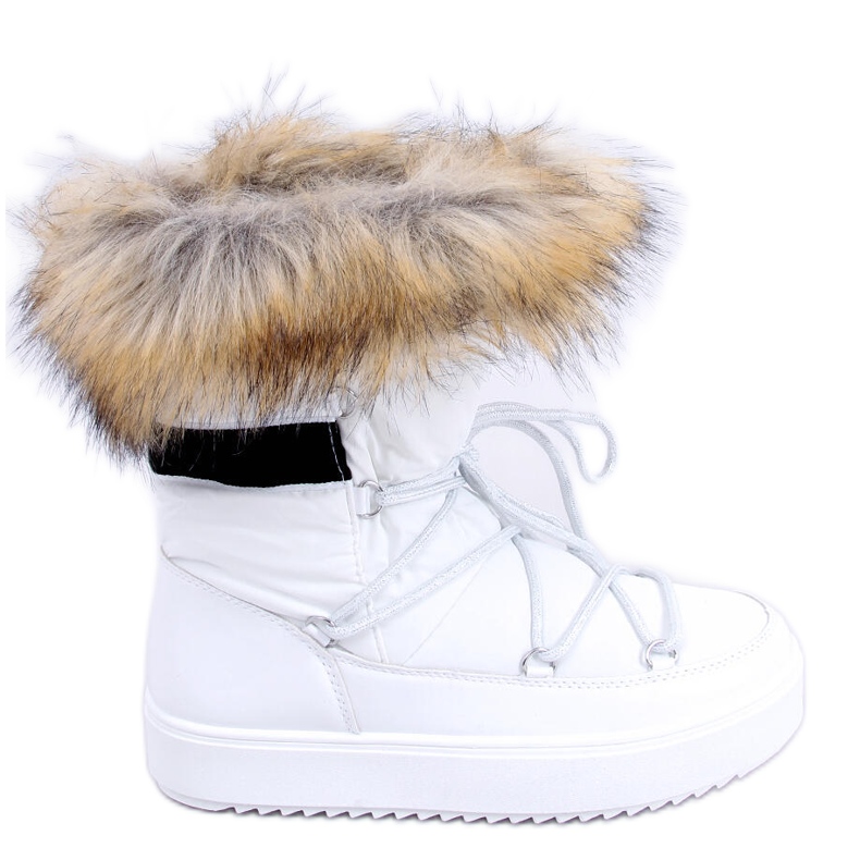 BM Bottes de neige femme Amerie Blanc blanche
