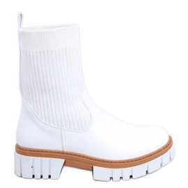 Bottines à tige souple Barrino White blanc