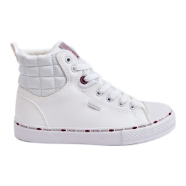 Baskets Hautes Femme Cross Jeans KK2R4060C Blanc blanche Baskets Hautes Femme Cross Jeans KK2R4060C Blanc blanche
