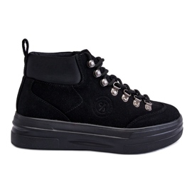 Bottes Noires Cross Jeans KK2R4074C Noir le noir