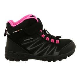 Bottes American Club Softshell avec membrane WT112 Noir / Rose le noir