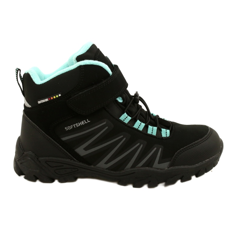 Bottes American Club Softshell avec membrane WT107 Noir / Menthe le noir