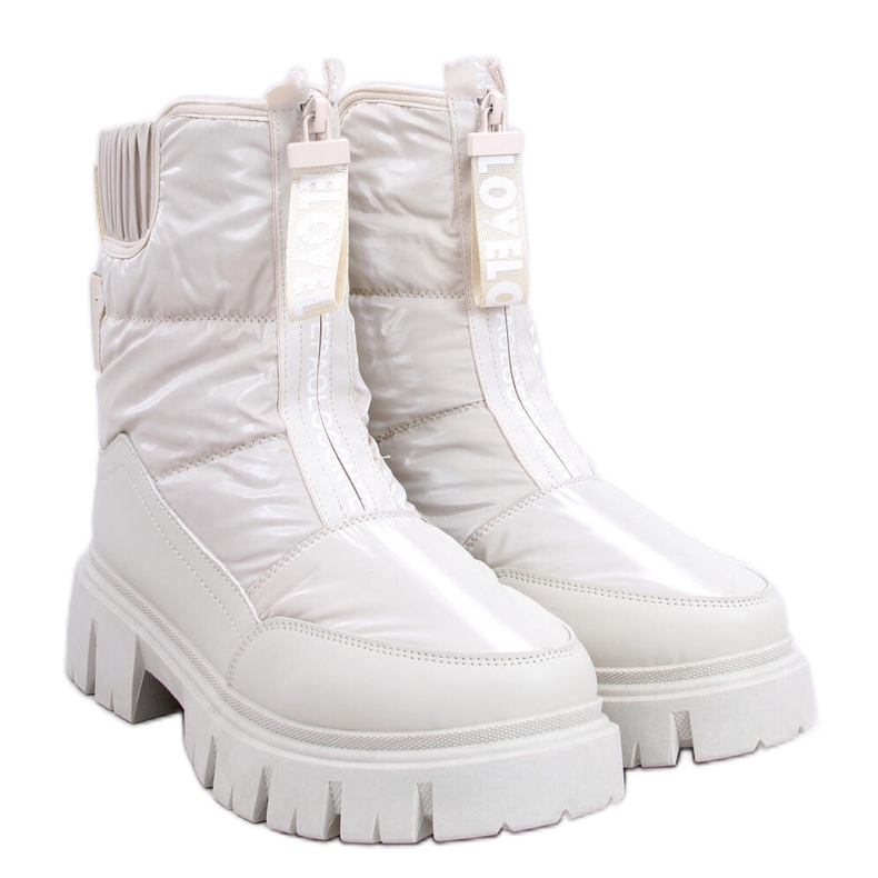 PA1 Bottes de neige isolées Joanie Beige PA1 Bottes de neige isolées Joanie Beige