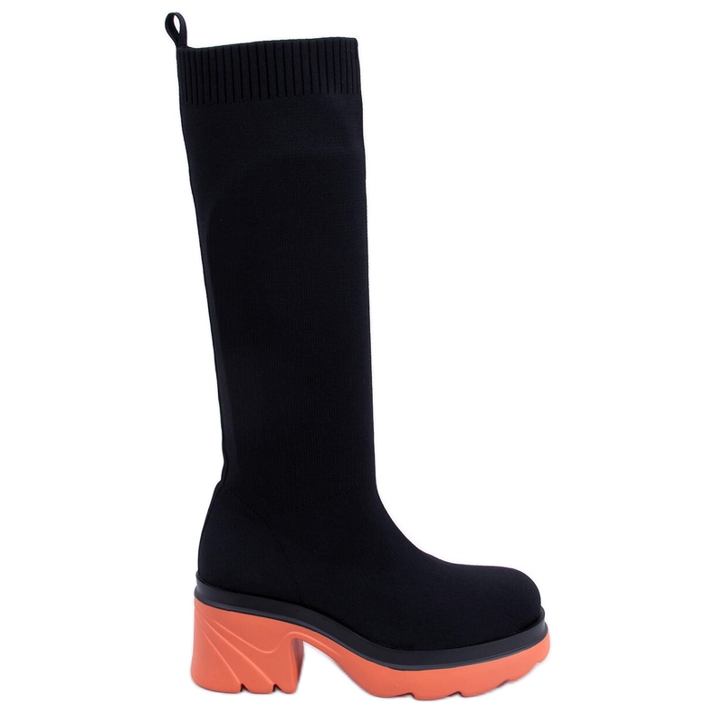PA1 Tige de chaussette Duff Orange le noir