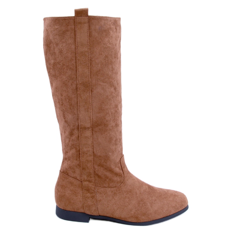 PA1 Bottes plates Flatty Camel brun
