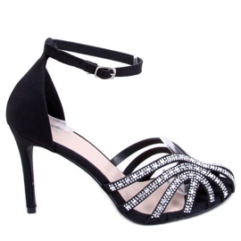 PA1 Boucles d'oreilles diamant noir