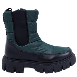 PA1 Bottes de neige isolées Milan Vert le noir