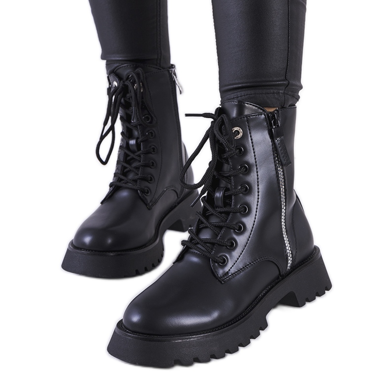 Bottes Berkton noires le noir