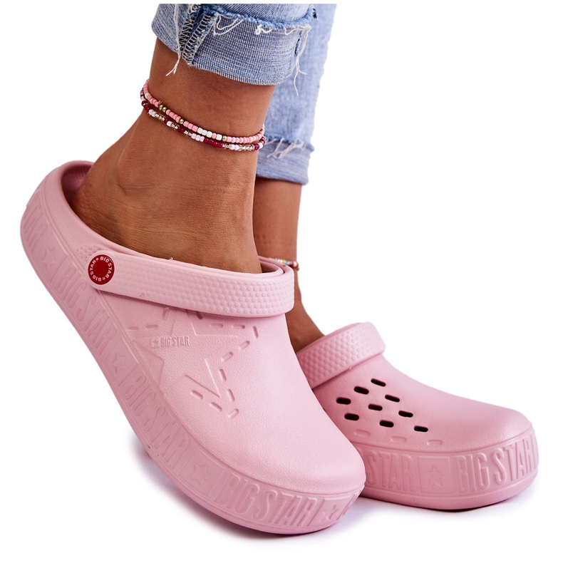 Chaussons Légers Femme Kroks Big Star II275008 Rose