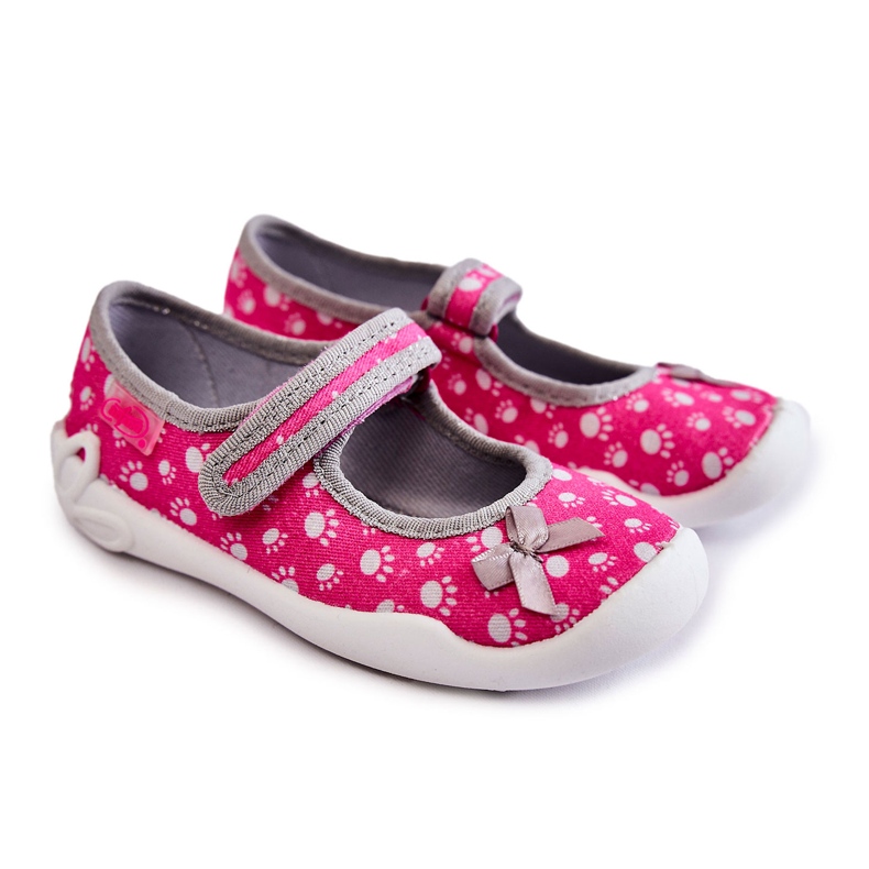 BEFADO S.A. Chaussons ballerines enfant Befado avec noeud 114X477 Rose