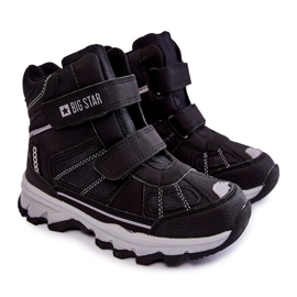 Bottes pour enfants Memory Foam Big Star KK374157 Noir