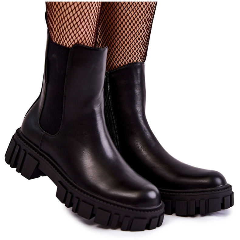 Bottes Workery Cross Jeans KK2R4069C Noir le noir