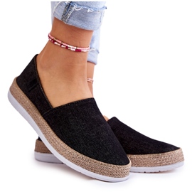 Baskets Femme Slip On Big Star KK276008 Noir le noir
