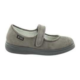 Dr.Rorto Befado Chaussures pour femmes sur le pied diabétique 462d001 pour le velcro gris Dr.Rorto Befado Chaussures pour femmes sur le pied diabétique 462d001 pour le velcro gris