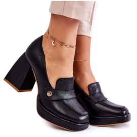 Escarpins Cuir Lewski Shoes 3195/2 Noir