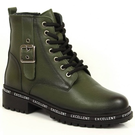 Bottes vertes pour femmes bottes isolées T.Sokolski
