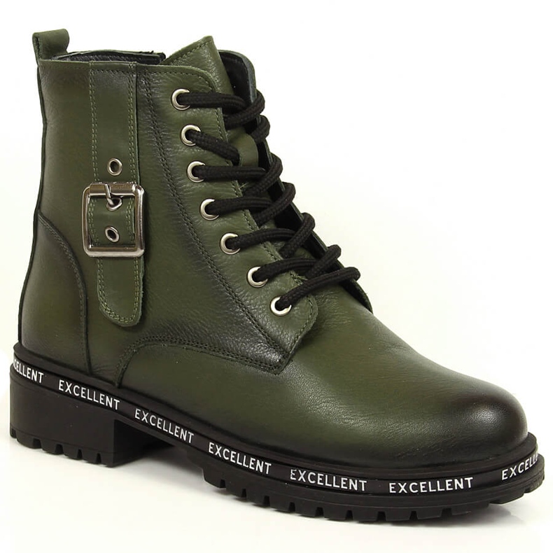 Bottes vertes pour femmes bottes isolées T.Sokolski