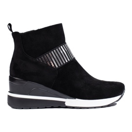 W. Potocki Bottes de sport chaudes pour femmes de Potocki noir