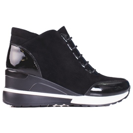 W. Potocki Bottes de sport pour femme Potocki avec isolation le noir