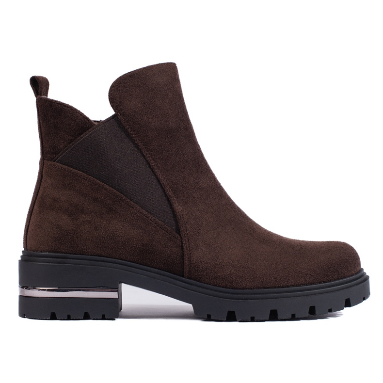 W. Potocki Bottines Chelsea marron pour femme Potocki brun