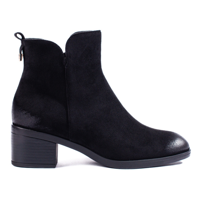 Bottines noires pour femmes sur un poteau Vinceza bas le noir Bottines noires pour femmes sur un poteau Vinceza bas le noir