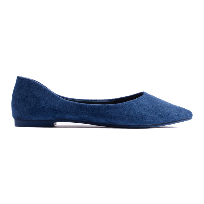 Ballerines bleu marine pour femme en daim écologique Shelovet Ballerines bleu marine pour femme en daim écologique Shelovet