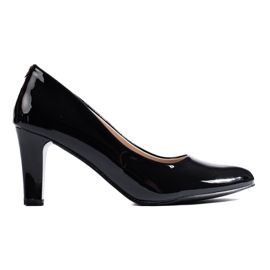 Escarpins femme vernis noirs
