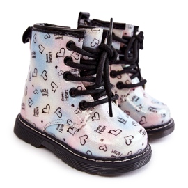 Bottes Enfant À Paillettes À Motifs Reggie Multicolores argent